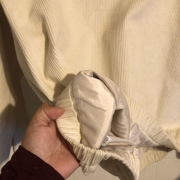 NEW MEN George Cream Soot Corduroy Full Zip Jacket Medium - Picture 11 of 14